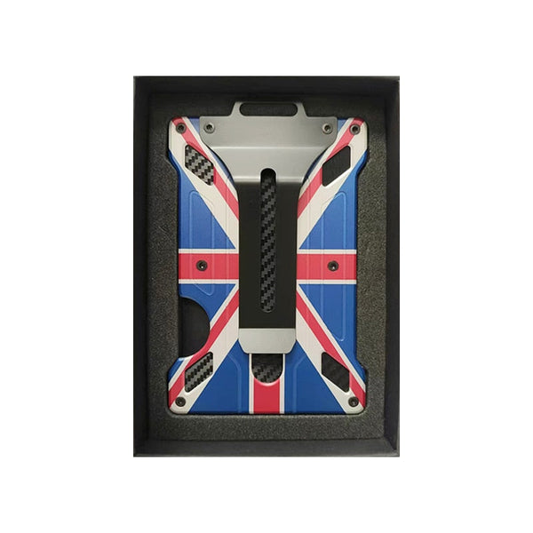 Men's Slim Aluminum Wallet ID Badge Card Holder RFID Blocking