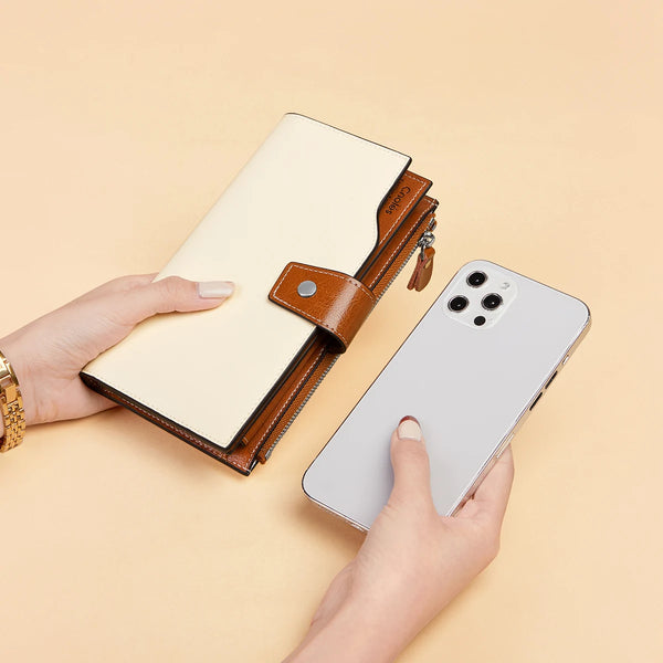 Women Large Capacity Long Wallet Card Holder Organizer Purse