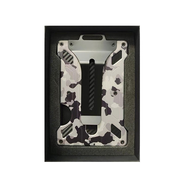 Men's Slim Aluminum Wallet ID Badge Card Holder RFID Blocking