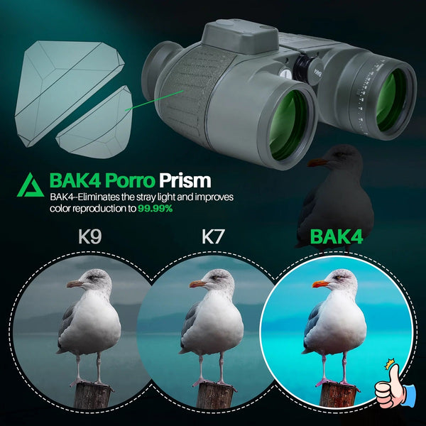 USCAMEL 10x50 BAK-4 FMC Porro Marine Binoculars