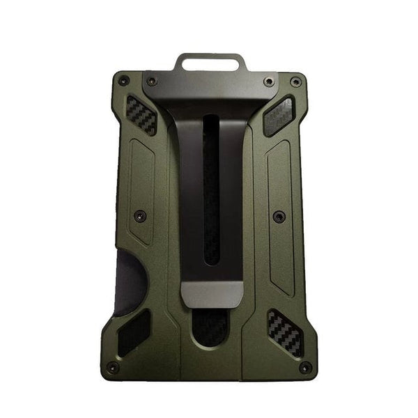 Men's Slim Aluminum Wallet ID Badge Card Holder RFID Blocking