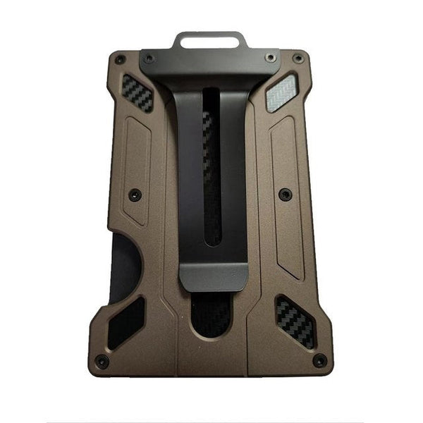 Men's Slim Aluminum Wallet ID Badge Card Holder RFID Blocking