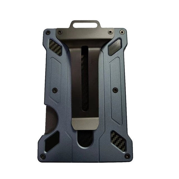 Men's Slim Aluminum Wallet ID Badge Card Holder RFID Blocking