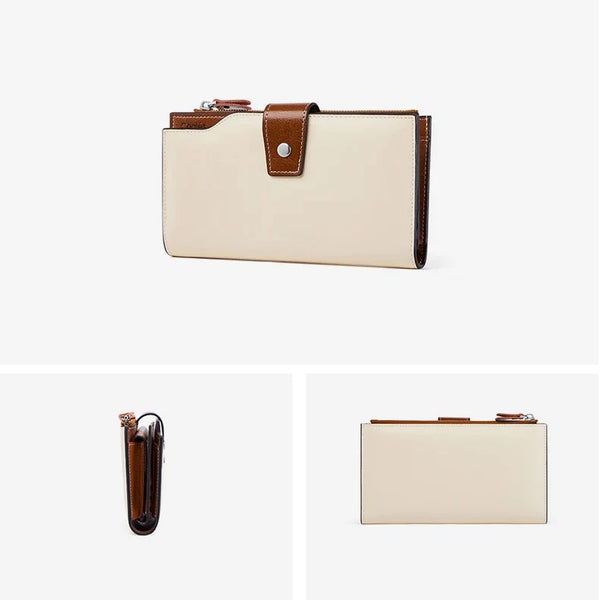 Women Large Capacity Long Wallet Card Holder Organizer Purse