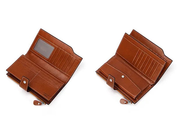 Women Large Capacity Long Wallet Card Holder Organizer Purse