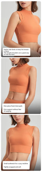 Women Running Sports Bra High Stretch Crop Top