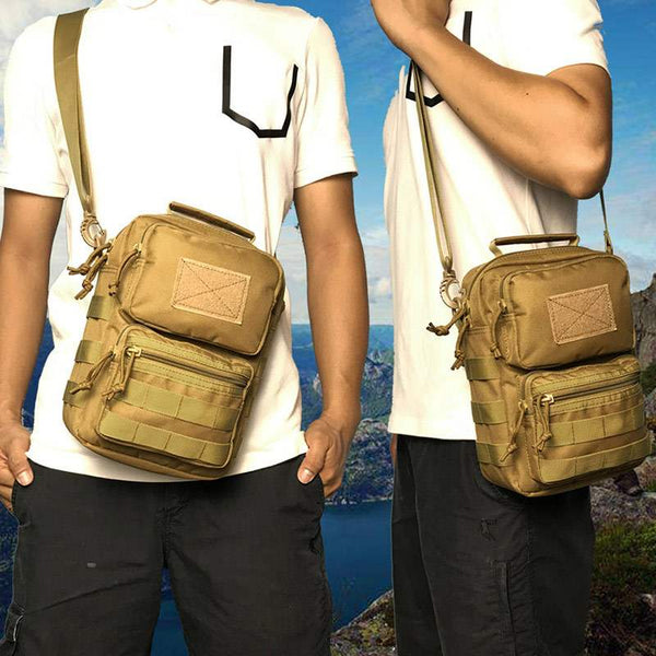 600D Tactical MOLLE Portable Shoulder Bag EDC Waterproof