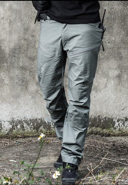 Tactical Mens Cargo Pants Urban Trousers Ripstop Waterproof