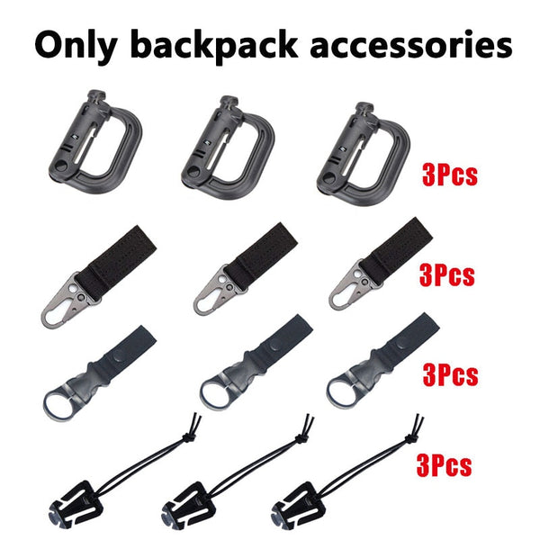 600D Tactical MOLLE Large Capacity 3D Backpack 35L