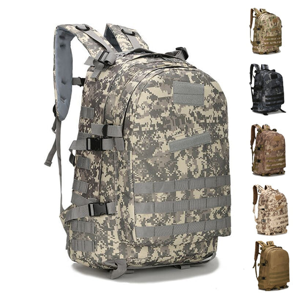 600D Tactical MOLLE Large Capacity 3D Backpack 35L