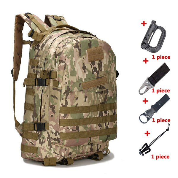 600D Tactical MOLLE Large Capacity 3D Backpack 35L