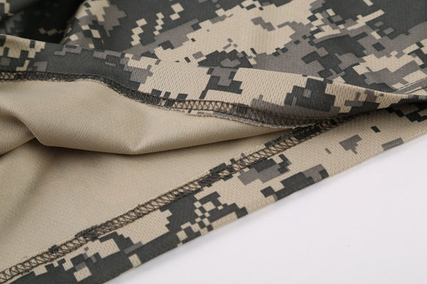 Tactical Mens Camouflage T-Shirt Long Sleeve