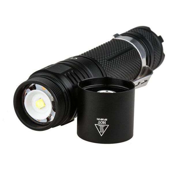 SP31 V2 LED Flashlight Cree XP-L HI Dual Switch 1200lm