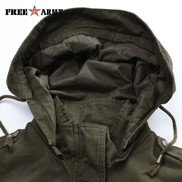 Women Vintage Military Trench Coat