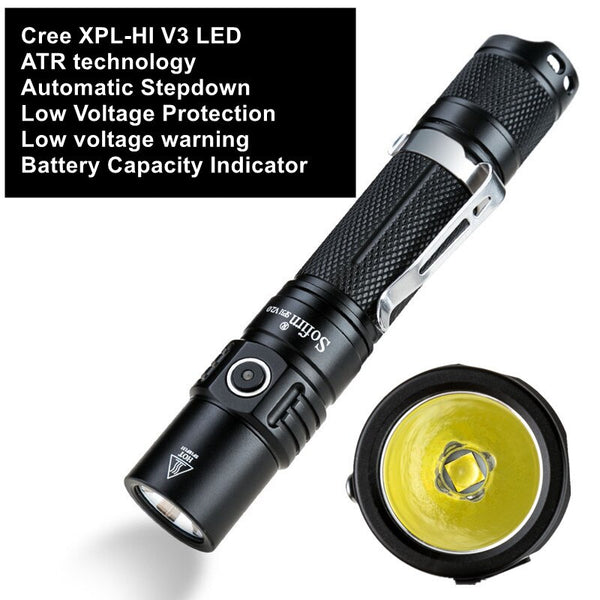 SP31 V2 LED Flashlight Cree XP-L HI Dual Switch 1200lm