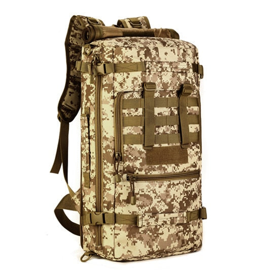 Tactical MOLLE Multi-function Hiking Rucksack Travel Backpack 36L