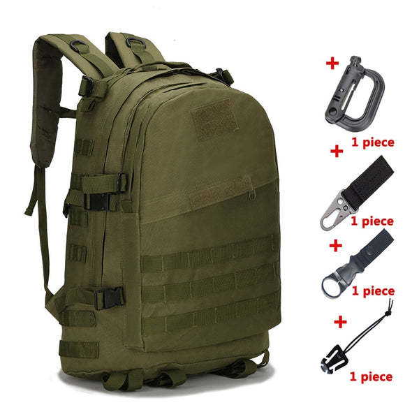 600D Tactical MOLLE Large Capacity 3D Backpack 35L