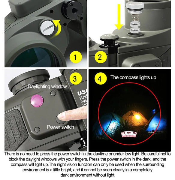 USCAMEL 10x50 BAK-4 FMC Porro Marine Binoculars