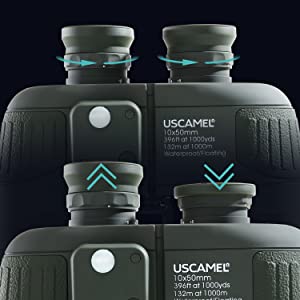 USCAMEL 10x50 BAK-4 FMC Porro Marine Binoculars