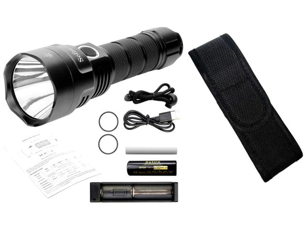 C8G Long Throw LED Flashlight Luminus SST40 2000lm