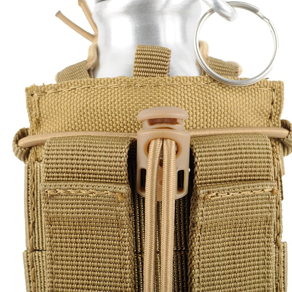 1000D Tactical MOLLE Water Bottle Pouch Bag Adjustable Waterproof 0.5-2L