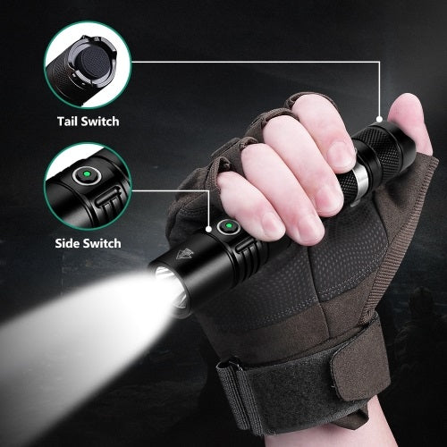 SP31 V2 LED Flashlight Cree XP-L HI Dual Switch 1200lm