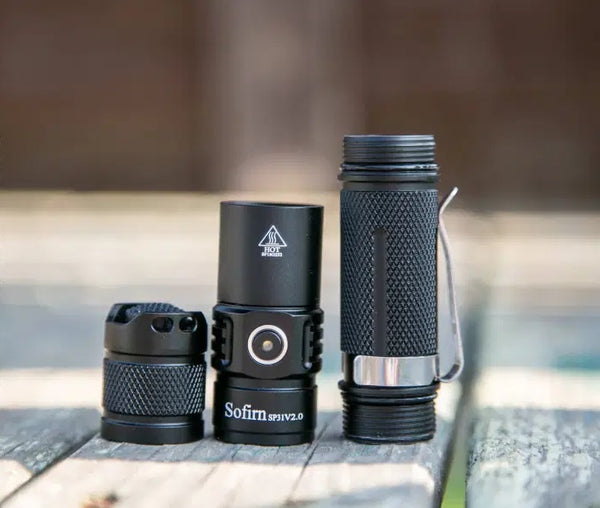 SP31 V2 LED Flashlight Cree XP-L HI Dual Switch 1200lm