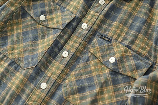 Mens Cotton Flannel Shirt Long Sleeve
