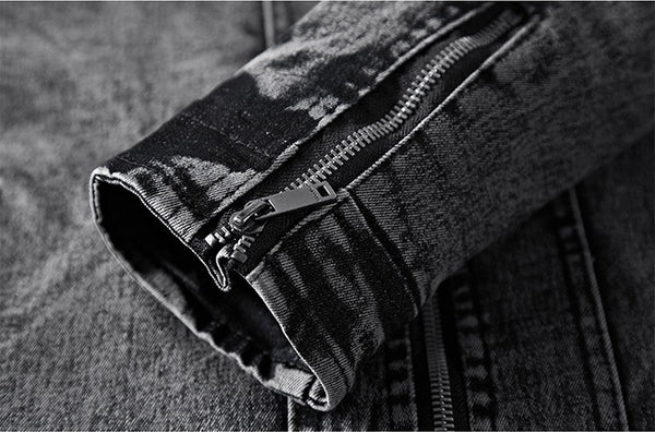 Mens New Trend Casual Slim Fit Denim Jacket