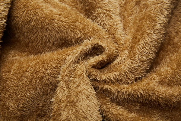 Mens PU Faux Leather Windbreaker Winter Fleece Biker Jacket