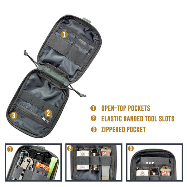 OneTigris BLADE Multifunctional EDC Pouch Tactical Organizer