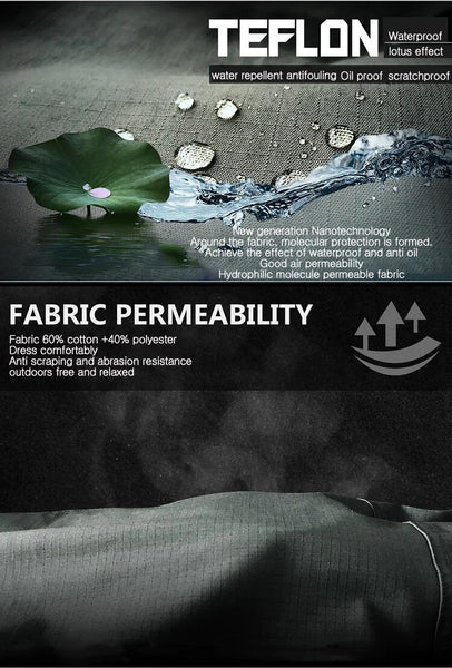 Tactical Mens Cargo Pants Urban Trousers Ripstop Waterproof