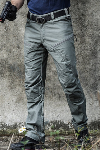 Tactical Mens Cargo Pants Urban Trousers Ripstop Waterproof