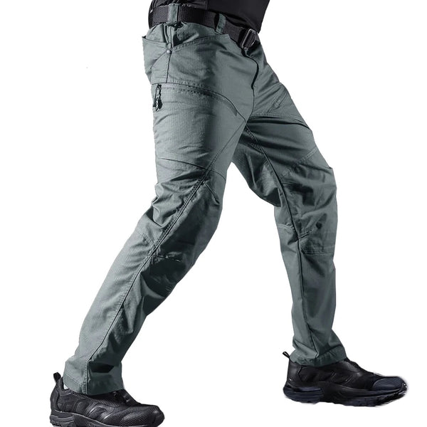 Tactical Mens Cargo Pants Urban Trousers Ripstop Waterproof