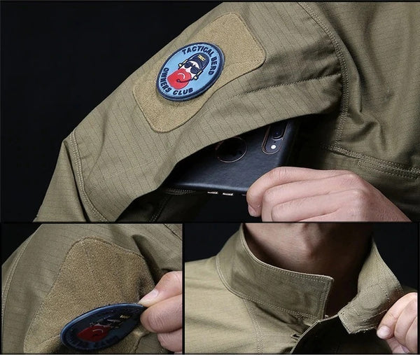 Tactical Mens Shirt Military Combat Long Sleeve