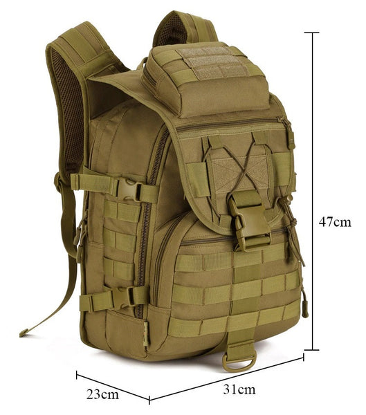 Tactical MOLLE Multi-compartment Military Backpack Waterproof 36L