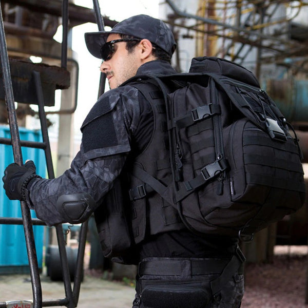 Tactical MOLLE Multi-compartment Military Backpack Waterproof 36L