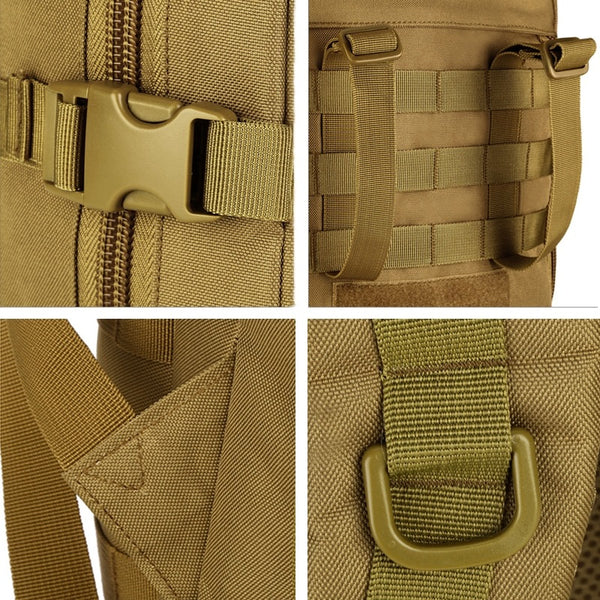 Tactical MOLLE Multi-function Hiking Rucksack Travel Backpack 36L