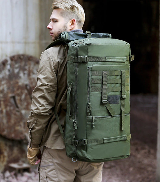 Tactical MOLLE Multi-function Hiking Rucksack Travel Backpack 36L