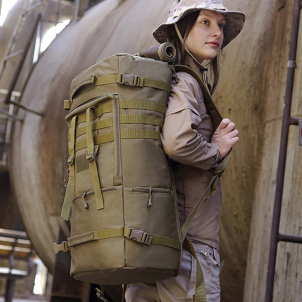 Tactical MOLLE Multi-function Hiking Rucksack Travel Backpack 36L