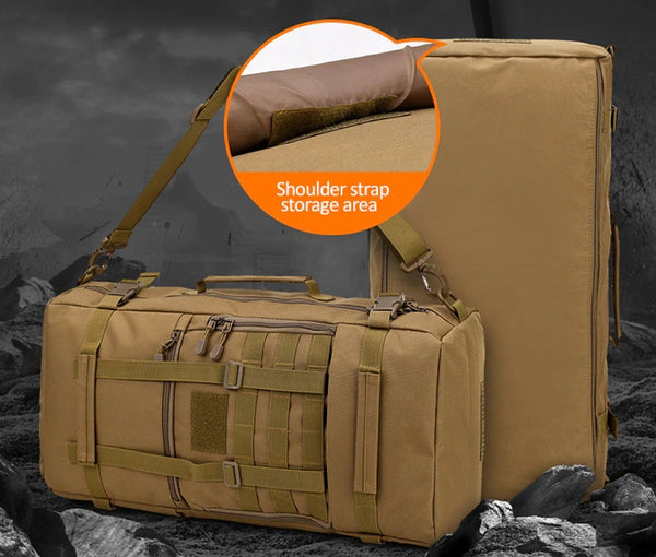 Tactical MOLLE Multi-function Hiking Rucksack Travel Backpack 36L