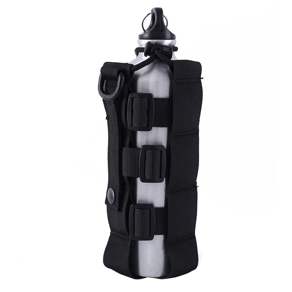 Tactical MOLLE Water Bottle Pouch Kettle Bag Adjustable Waterproof 0.5-2.5L