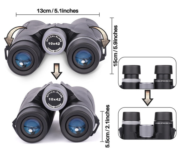 USCAMEL 10x42/8x42 BAK-4 Military Compact Binoculars