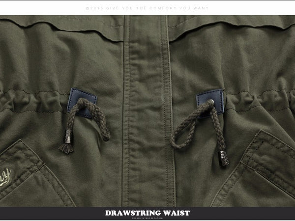 Women Vintage Military Trench Coat