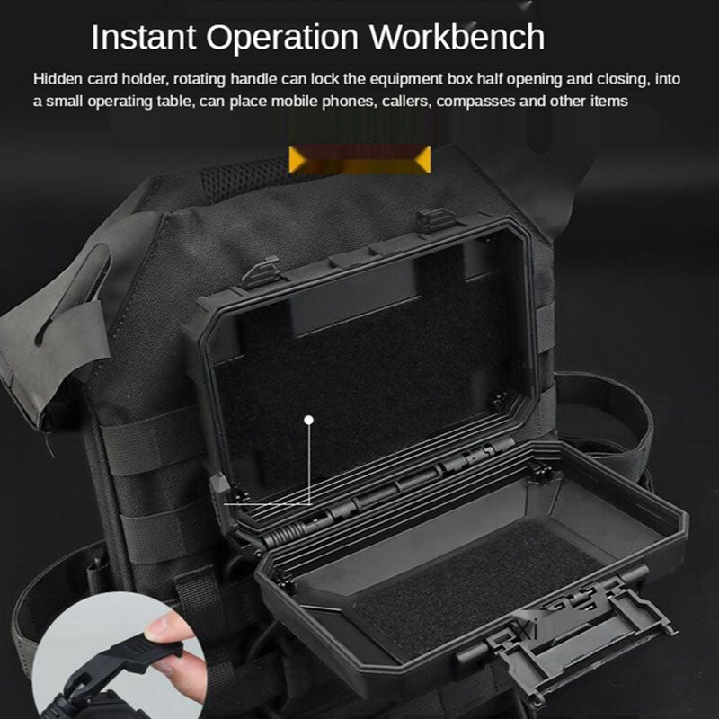 Tactical Equipment Storage Box Foam Padded Gun Safety Hard Shell Carry ...