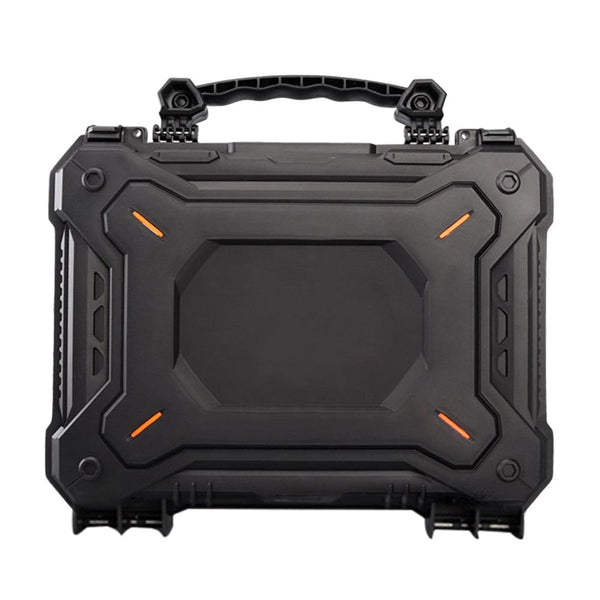 Tactical Gun Safety Hard Shell Carry Case Foam Padded Pistol & Equipment Storage Box 12.6in