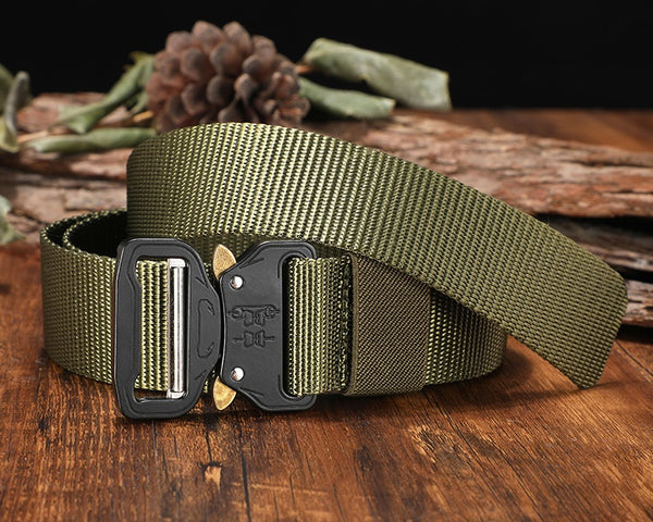 Heavy Duty 3.8cm Width Tactical Belt 125-140cm Length Free Adjustment