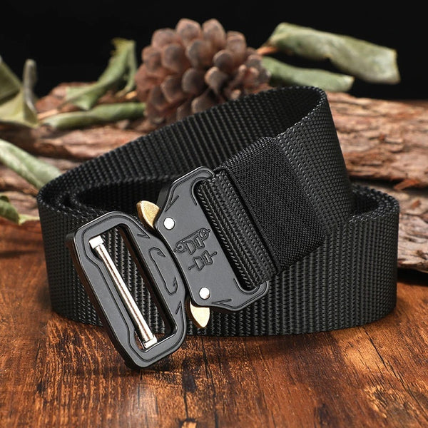 Heavy Duty 3.8cm Width Tactical Belt 125-140cm Length Free Adjustment