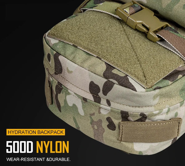 Tactical MOLLE Mini Hydration Water Bladder Carrier Attachment Pack