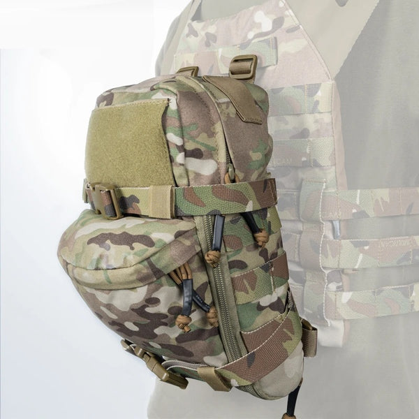 Tactical MOLLE Mini Hydration Water Bladder Carrier Attachment Pack